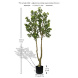 5.2FT Artificial Tree Tall Lush Evergreen Faux Plant