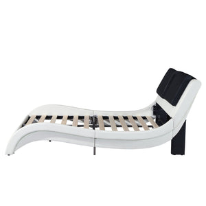 Platform Bed Frame With LED Lighting, tooth Music, Vibration Massage