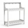 Potting Benches for Outside, HDPE Garden Potting Table with Storage