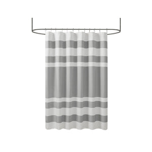 Shower Curtain with 3M Treatment Grey 72x72"