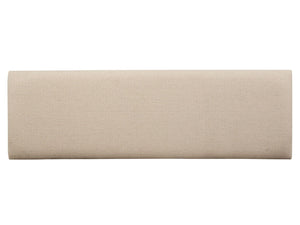 Tristan - Upholstered Backless Bench With U-Shaped Legs - Swiss Coffee