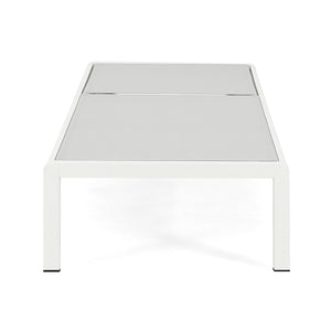 Outdoor Patio Chaise Lounge With 5 Reclining Positions