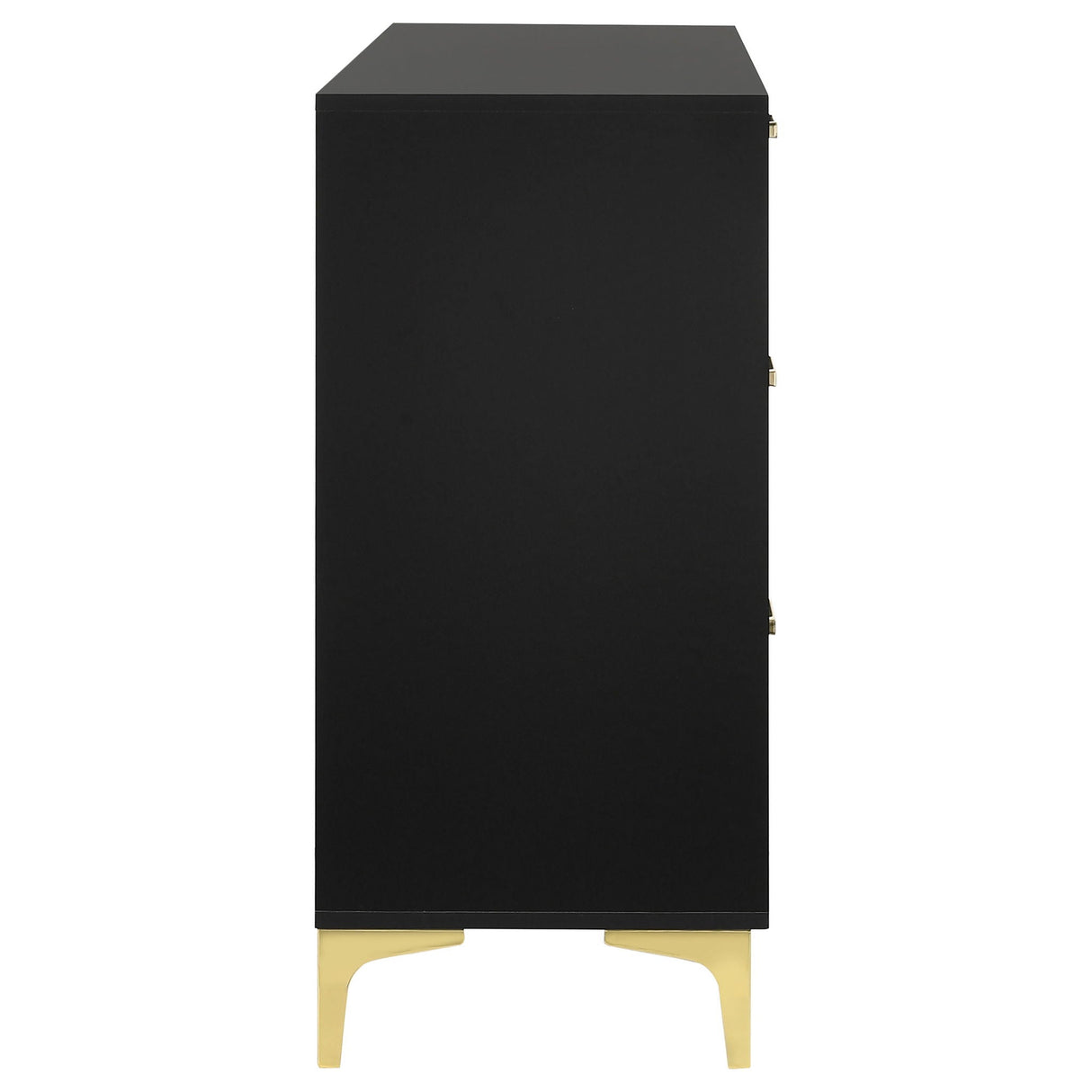 Lexie - 6 Drawer Rectangular Dresser - Black