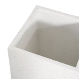 MGO Handmade Rectangle Planter Box, 20"H, White