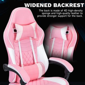 Ergonomic Video Gamer Chair with Massage Lumbar Support