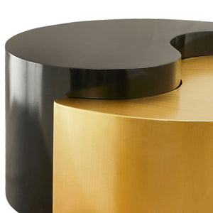 Ying Yang - Coffee Table - Gold / Black