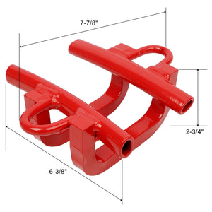 Universal 6" Quarter Puller Auto Body Repair Tool with Ergonomic Steel Handle - Red