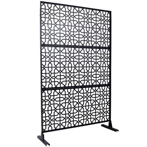 Outdoor & Indoor Metal Freestanding Decorative Privacy Screen