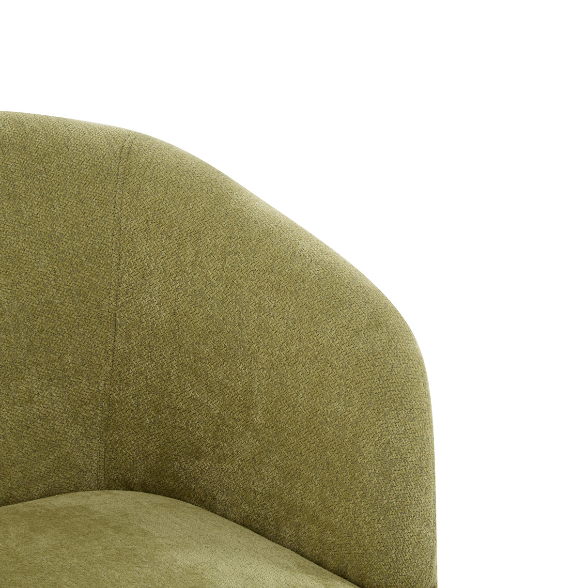 Windsor Mid-Century Accent Chair - Soft Fabric Upholstery
