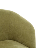 Windsor Mid-Century Accent Chair - Soft Fabric Upholstery