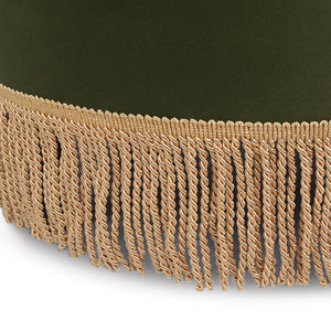 Yolanda 24" Round Upholstered Accent Ottoman
