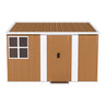 Heavy Duty Metal Storage Shed With Windows And Lockable Door