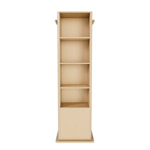 360° Rotating Makeup Cabinet With Full Length Mirror