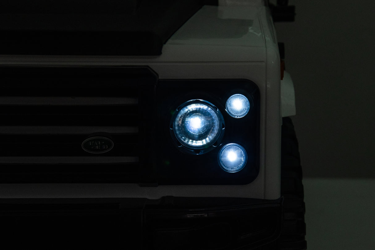 Electric Ride-On Car for Kids with Leather Seat and Four-Wheel Drive