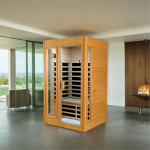 Hemlock Two-person far infrared roof embedded indoor sauna room