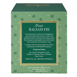 Fresh Balsam Fir Candle by Old World Christmas