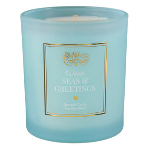 Warm Seas & Greetings Candle