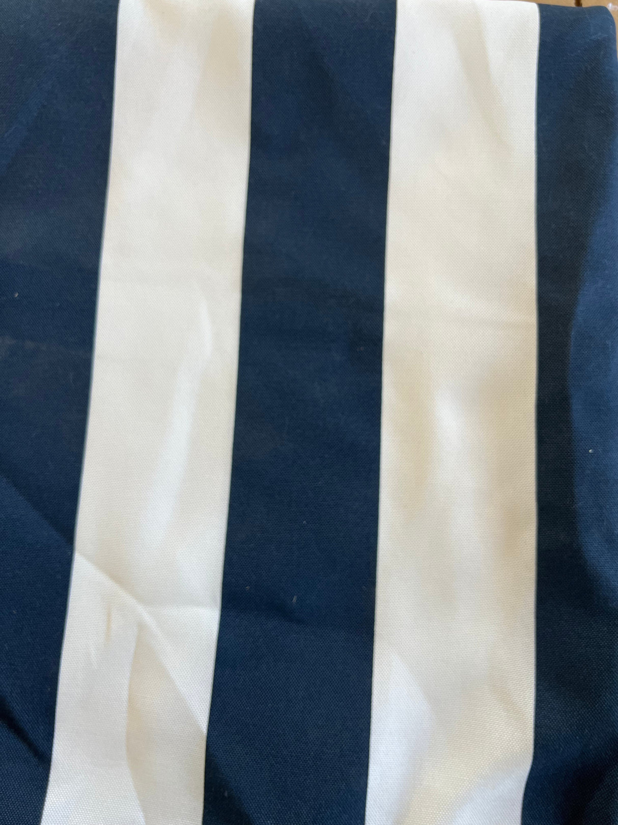 4 Pack Outdoor Pillow Covers - Navy Blue/White Striped