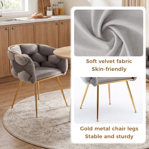 Luxury Modern Velvet Single Sofa Chair