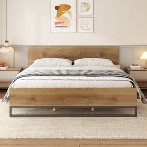 Engineered Wood Bed Frame King Size