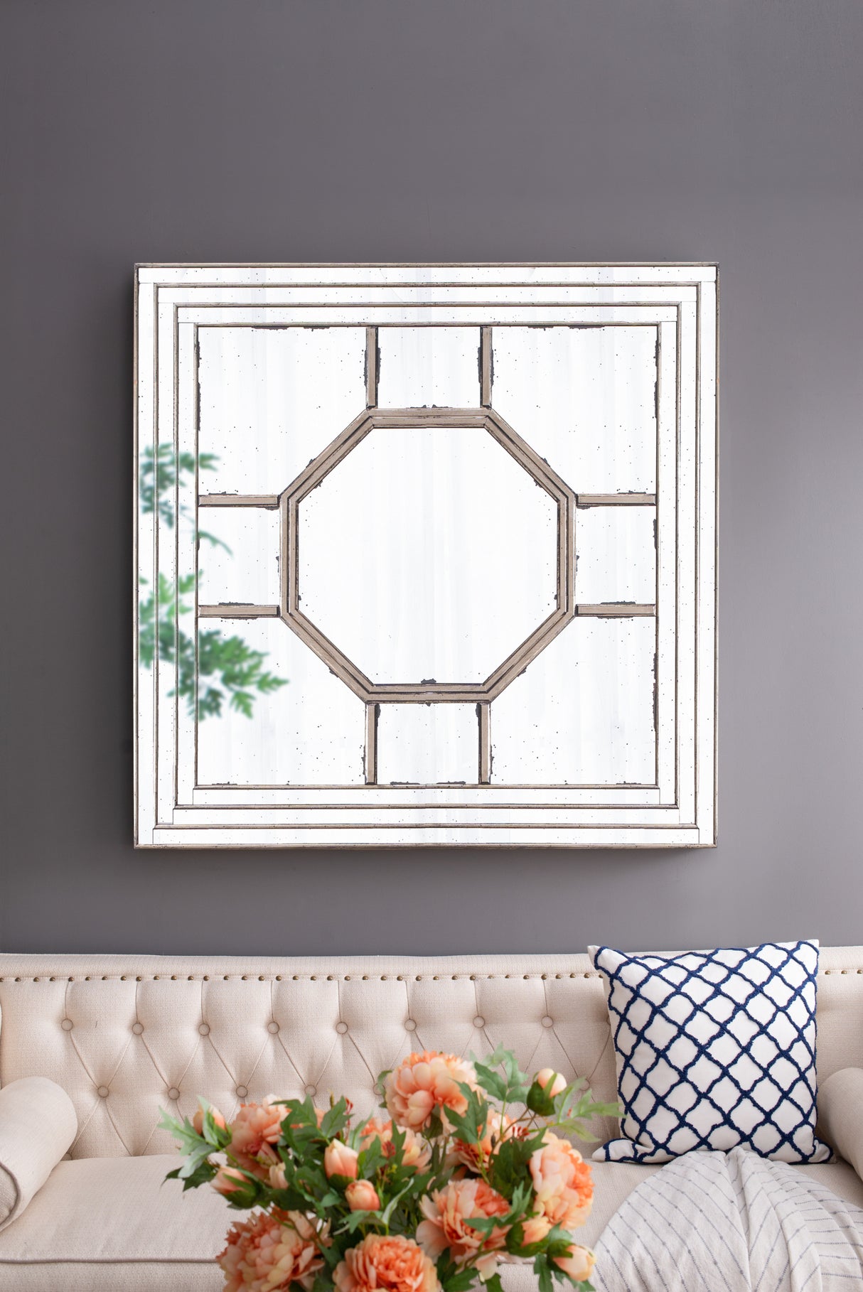48'x48'-Antique-Style-Decorative-Square-Wall-Mirror-with-Mirrored-Frame,-Wall-Decor-for-Living-Room-Entryway,-Console-Lean-Against-Wall-Mirrors