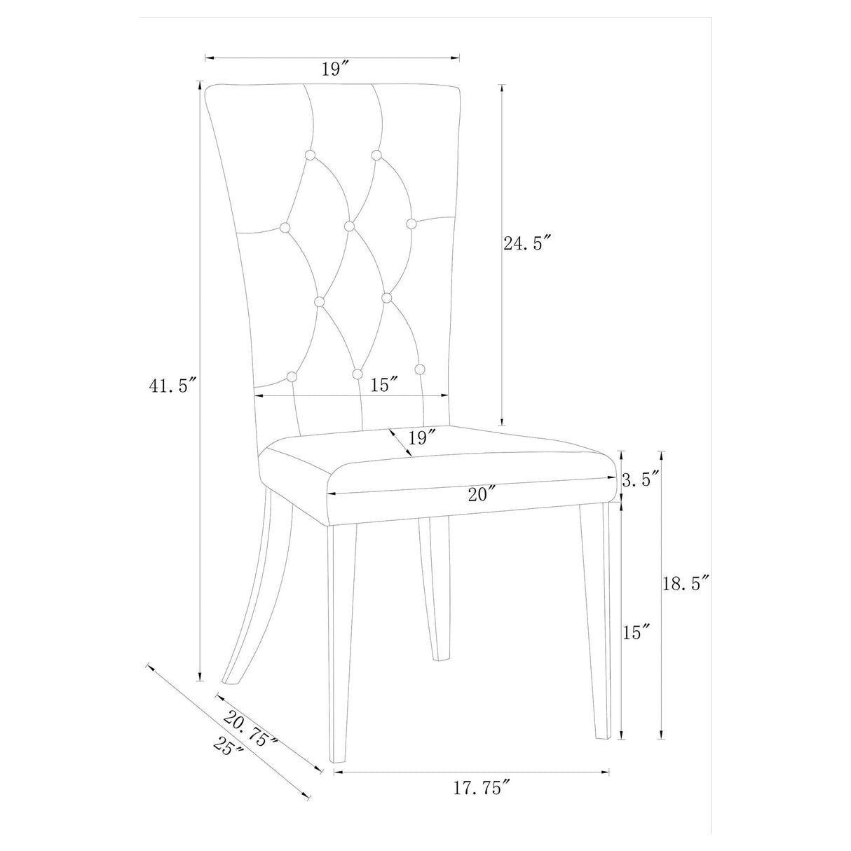 Allessandra - Rectangular Dining Set With Chairs