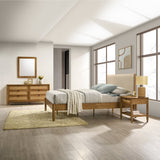 Vichy 4-Piece Rubberwood Queen Bedroom Set