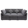 Sectional Sofa Modular U-Shaped With Ottoman & USB Ports