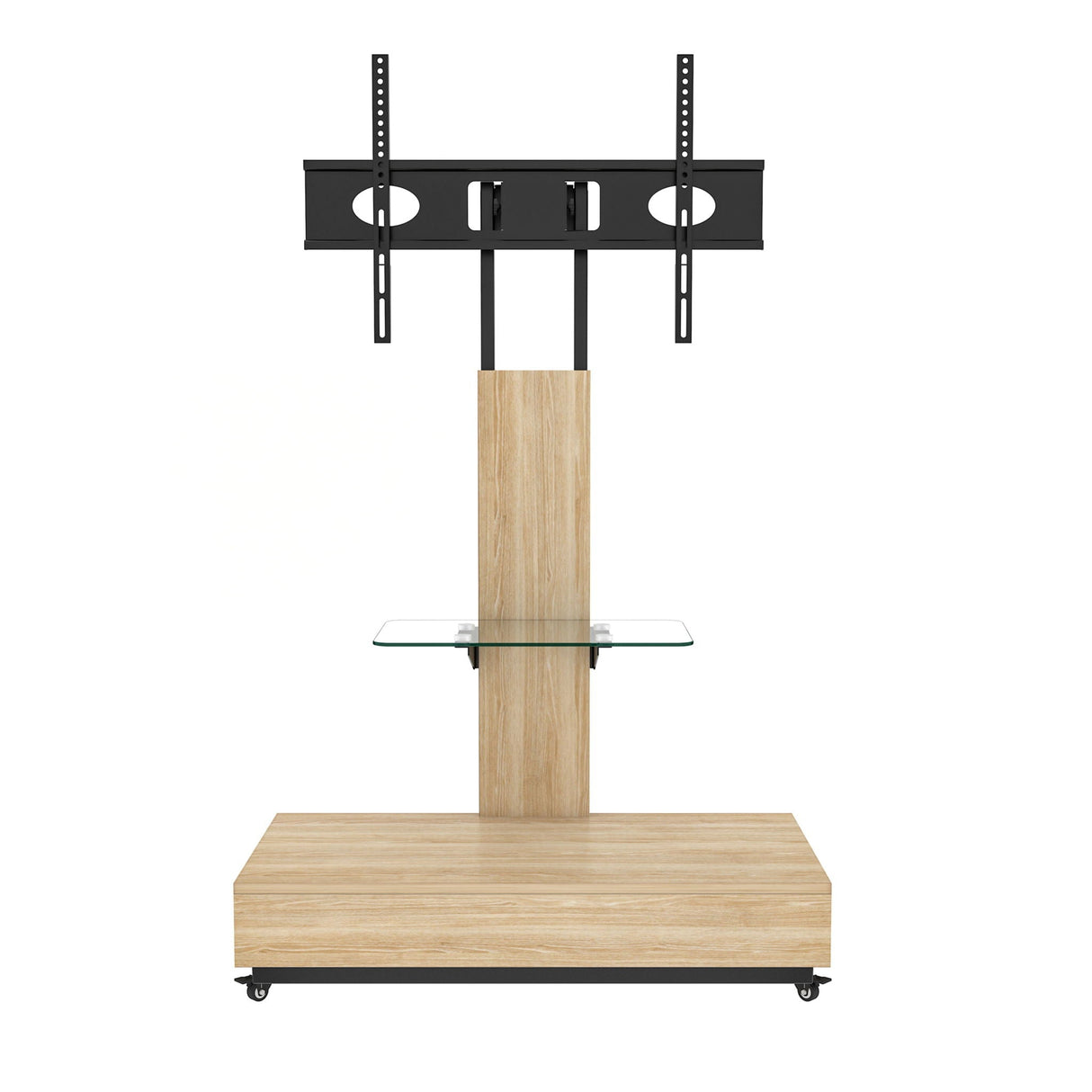 Adjustable Height Mobile TV Cart