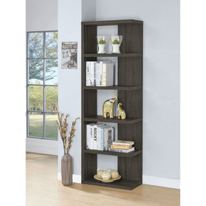5 Shelf Bookcase - Gray