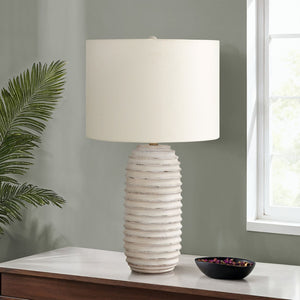Lighting, Table Lamp, Resin, Transitional - Cream