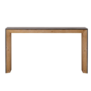59in Modern Wood Console Table - Entryway & Sofa Table
