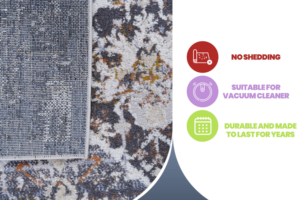 NAAR PAYAS Traditional Non-Shedding and Stain Resistant Area Rug