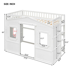 House Loft Bed With Ladder