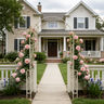 Metal Garden Arch W55'' x H94.5''