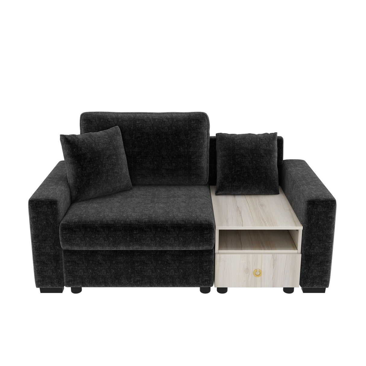 Modular Sofa Couch With Storage Armrest and Center Console
