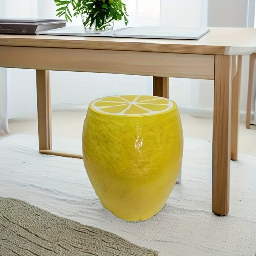 Yellow Lemon Fruit Stool