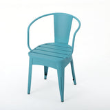 Yearn 3-Piece Bistro Set with Table and 2 Chairs, Blue