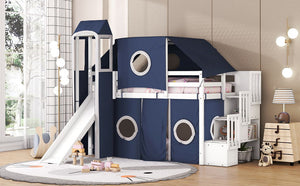 Loft Bed With Tent And Tower