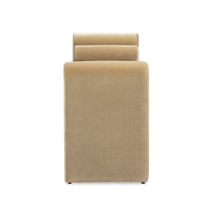 Mason 60.5' Arched Arm Bench with Bolster Pillows, Camel Brown Beige Performance Velvet