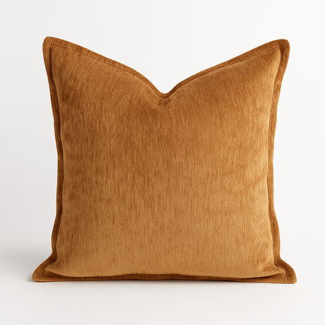 Mocha Velvet Lumbar Pillow