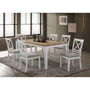 Evanston - Cross Back Dining Side Chair (Set of 2) - White