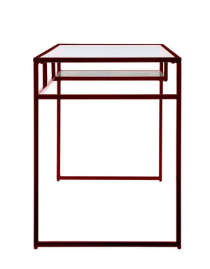 Yasin Glass Top Writing Desk