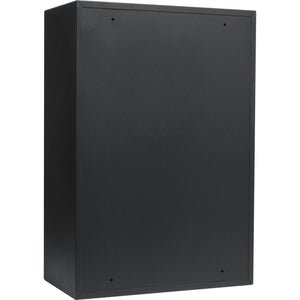 Adjustable Key Cabinet With Combination Lock - Black