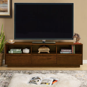 63' Mid-Century Modern TV Stand for TVs up to 75' Walnut