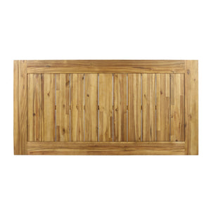 Outdoor Acacia Wood Dining Table, Sandblast Finish