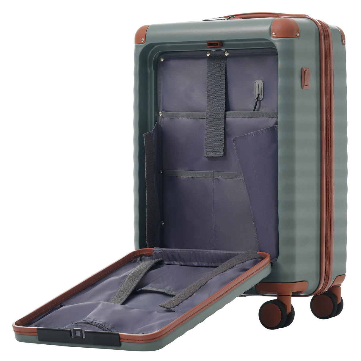 Deluxe 5-Piece Hard side Luggage Set With USB & TSA Security