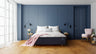 Hybrid Euro Top Mattress with Cooling Comfort - White & Blue