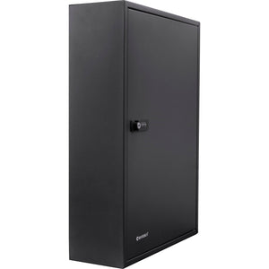 Adjustable Key Cabinet With Combination Lock - Black