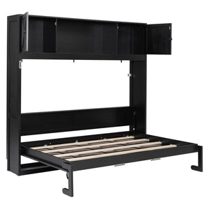 Murphy Bed With Storage Cabinets